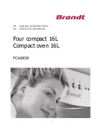 Brandt FC160CW Instruction Manual preview