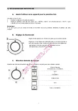 Preview for 7 page of Brandt FC210MB Instruction Manual