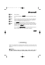 Предварительный просмотр 46 страницы Brandt FC641BB Manual To Installation