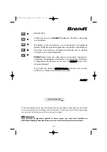 Предварительный просмотр 68 страницы Brandt FC641BB Manual To Installation