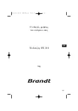 Preview for 49 page of Brandt FE 211 User Manual