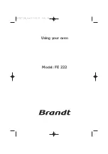 Brandt FE 222 Manual предпросмотр