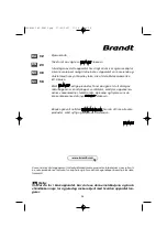 Preview for 38 page of Brandt FE610-ML Manual To Installation