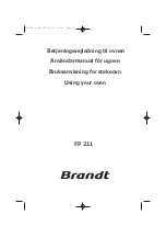 Preview for 1 page of Brandt FP 211 Manual