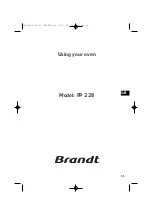 Preview for 85 page of Brandt FP 228 Using Manual