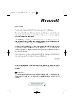 Предварительный просмотр 37 страницы Brandt FP665XF1 Manual To Installation