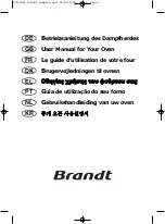 Brandt FV400XS1 User Manual preview