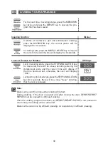 Preview for 40 page of Brandt GE2605W Instruction Manual