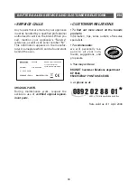 Preview for 43 page of Brandt GE2605W Instruction Manual