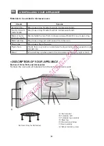 Preview for 30 page of Brandt GE2607 Instruction Manual