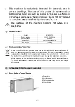 Preview for 17 page of Brandt GP1000EW Instruction Manual