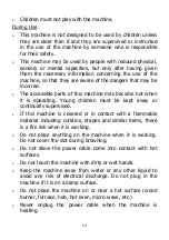 Preview for 14 page of Brandt GP100X Instruction Manual