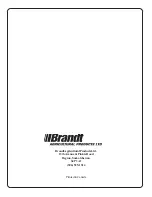 Preview for 104 page of Brandt GRAIN VAC 5000 Operator And Parts Manual