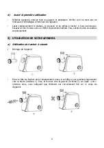 Preview for 9 page of Brandt HAC1200BG Instruction Manual