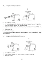 Preview for 22 page of Brandt HAC1200BG Instruction Manual