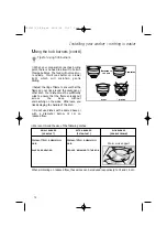 Preview for 12 page of Brandt KG468WA1 Instructions For Use And Installation