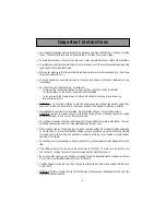 Preview for 4 page of Brandt ME250 Installation & Operating Instructions Manual