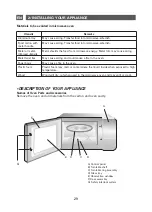 Предварительный просмотр 30 страницы Brandt SE2613 Instruction Manual