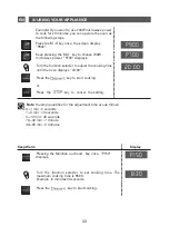 Предварительный просмотр 34 страницы Brandt SE2613 Instruction Manual