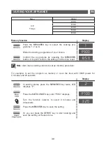 Preview for 39 page of Brandt SE2615 Instruction Manual