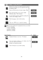 Preview for 39 page of Brandt SE2617 Instruction Manual