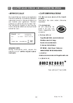 Preview for 51 page of Brandt SE2617 Instruction Manual