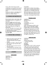 Preview for 14 page of Brandt SOR-15 Instructions For Use Manual