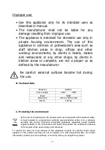 Preview for 17 page of Brandt SUP513 Instruction Manual