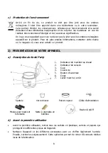 Preview for 8 page of Brandt Sushi Party SUP515 Instruction Manual