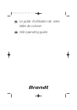 Preview for 1 page of Brandt TE212FS1 Operating Manual