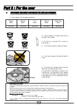 Preview for 22 page of Brandt TE576XS1 Instructions For Installation And Use Manual