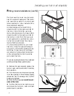 Preview for 7 page of Brandt TG1120B Manual For Installation And Use