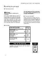 Preview for 11 page of Brandt TG1120B Manual For Installation And Use