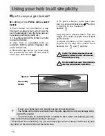 Preview for 15 page of Brandt TG1120B Manual For Installation And Use