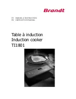 Предварительный просмотр 1 страницы Brandt TI1801 Instruction Manual