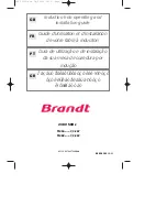 Preview for 1 page of Brandt TI216 Operating And Installation Manual