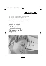 Brandt TI616 Manual To Installation And Use предпросмотр