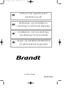 Brandt TV324BT1 Operating And Installation Manual preview