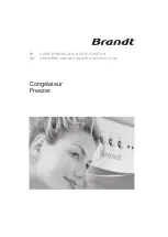 Предварительный просмотр 1 страницы Brandt UL2320 Operating And Installation Instruction