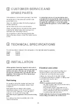 Preview for 20 page of Brandt USB 1400 E Instructions For Use Manual