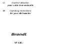 Preview for 1 page of Brandt VF 320 Operating Instructions Manual