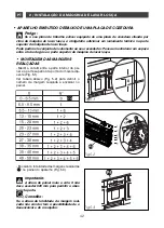 Preview for 42 page of Brandt VH900BE1 Installation Manual