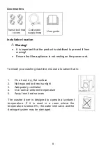 Preview for 8 page of Brandt WDB184QWA Installation & User Manual