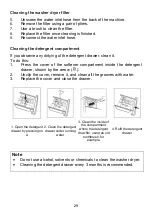 Preview for 29 page of Brandt WDB184QWA Installation & User Manual