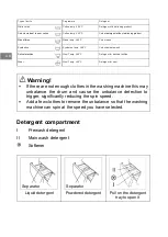 Preview for 16 page of Brandt WFB104QWA Manual To Installation And Use