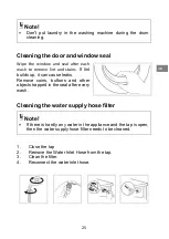 Preview for 27 page of Brandt WFB104QWA Manual To Installation And Use