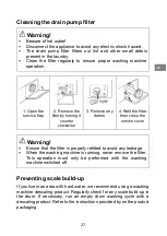 Предварительный просмотр 29 страницы Brandt WFB124QWA Manual To Installation And Use