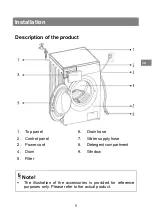 Preview for 7 page of Brandt WFB183QWA Manual To Installation And Use