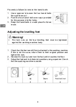 Preview for 10 page of Brandt WFB183QWA Manual To Installation And Use