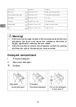 Preview for 16 page of Brandt WFB183QWA Manual To Installation And Use